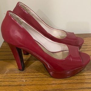 Candies red size 6.5 comfortable shoes.